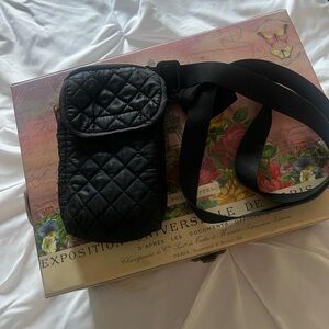 Quilted Black Crossbody Bag